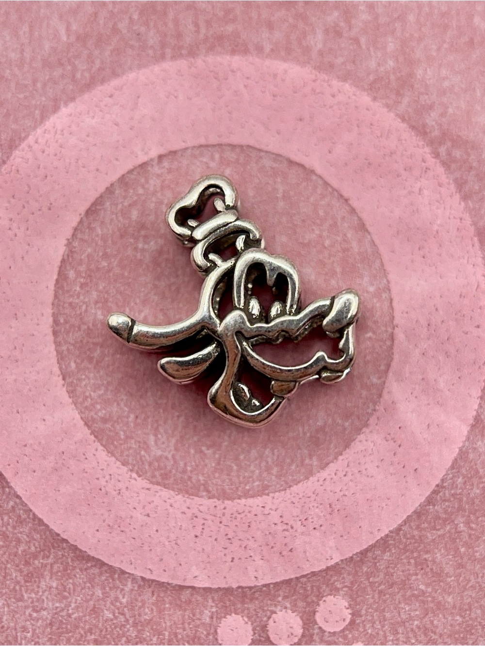 Pandora Disney Goofy Openwork Sterling Silver Charm